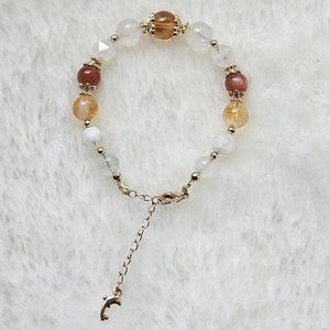 Golden Rutilated Quartz Bracelet